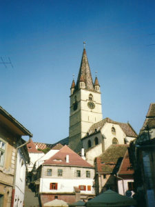 Sibiu - old town view