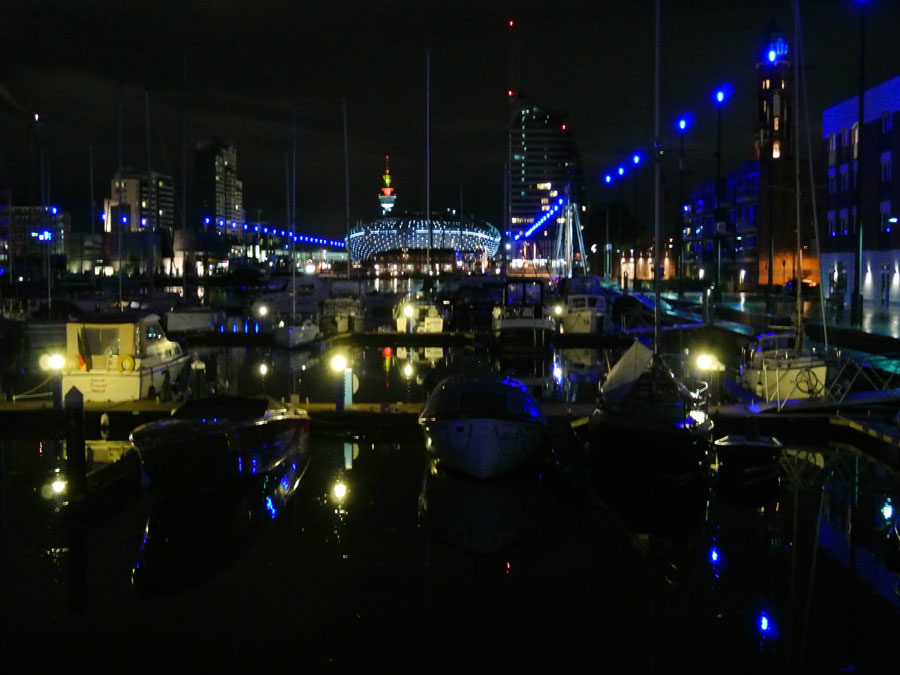 Bremerhaven at night