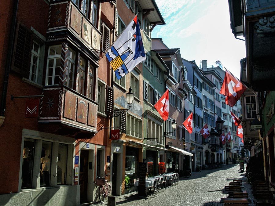 Zürich Reisetipps - wunderschöne Gasse