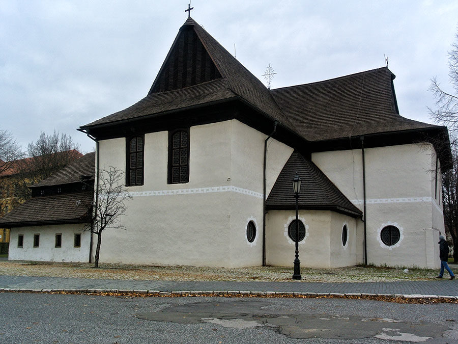 Ostslowakei evangelische Holzkirche in Kezmarok