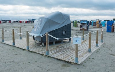 Vom Schlafen im Schlafstrandkorb