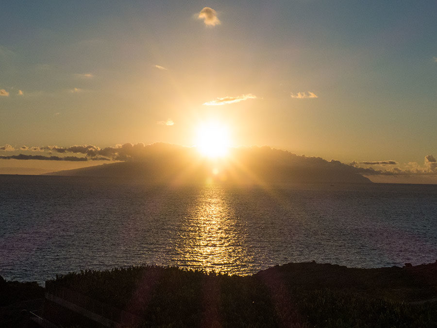Rückblick 2017 - Sonnenuntergang auf Teneriffa