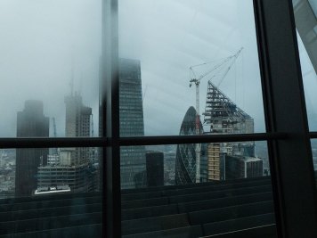 Sky Garden Aussicht auf die Wolkenkratzer