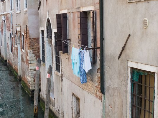 Venedig Wäsche
