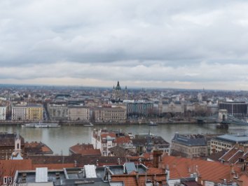Budapest Ausblick vom Buda Berg