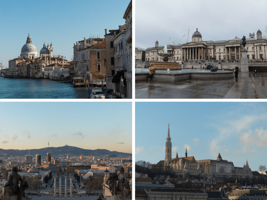 Cityhopping: Venedig, London, Barcelona, Budapest