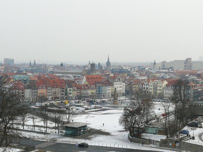 Aussicht von der Zitadelle von Erfurt