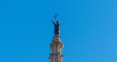 Turmspitze der Kathedrale von Barcelona