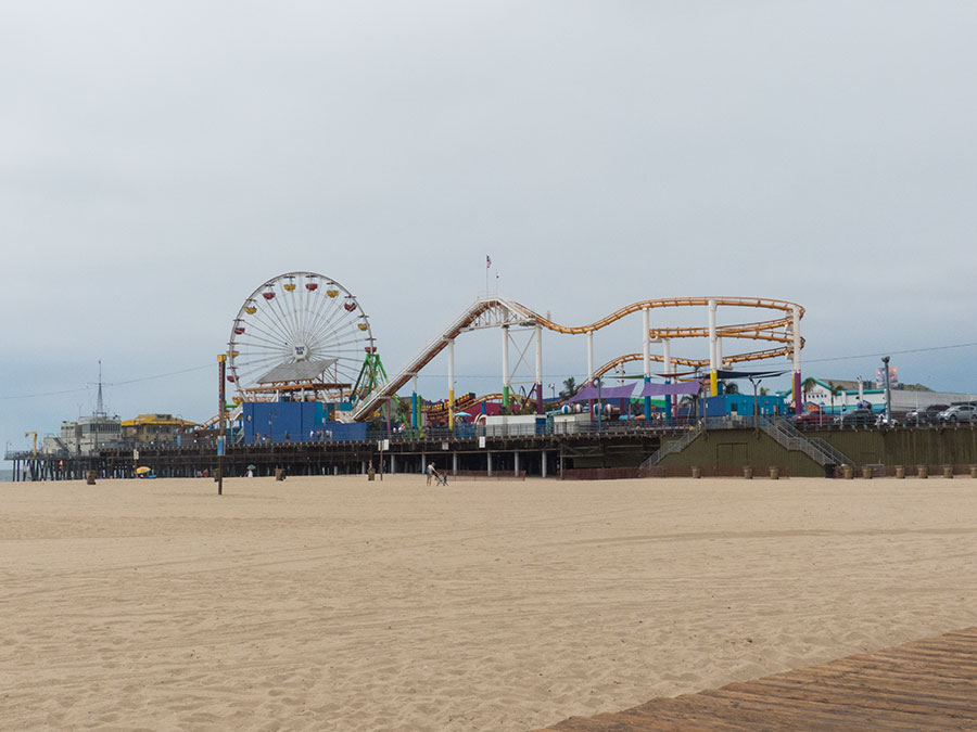 Santa Monica Pier Strandansicht