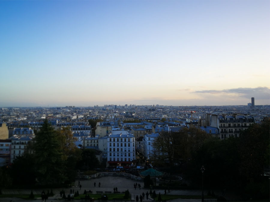 Ausblick von der Basilika Sacre Coeur