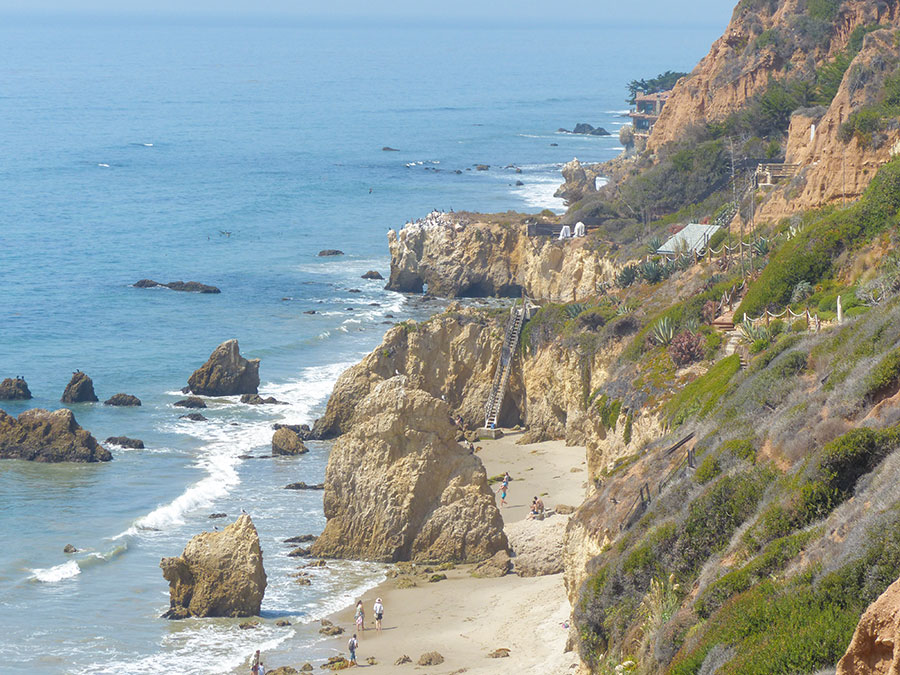 Highway 1 El Matador Beach Klippen
